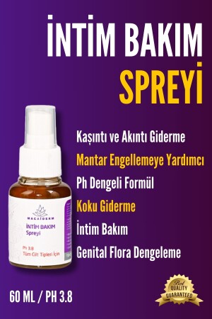 Ph Dengeli- Koku- Mantar- Kaşıntı Ve Akıntı Giderici- Genital Bölge Için Intim Bakım Spreyi 60ml - 1