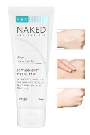 Pha İçeren Hassas Ciltler İçin Peeling Jel 100ml APIEU Naked Peeling Gel (PHA) 8806185782616 - 1