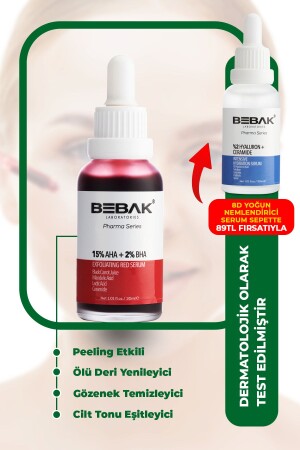 Pharma 15 % AHA + 2 % BHA Skin Tone Equalizing Red Peeling Serum Peeling Red Serum 30 ml 1100012757 - 2