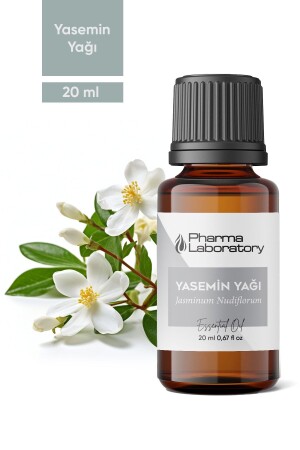 Pharma Lab 20 ml reines und natürliches ätherisches Jasminöl, ätherisches Duftöl, Räuchergefäßöl, Diffusor-Essenz - 2