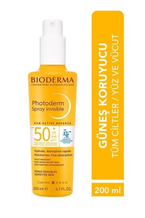 Photoderm Spray SPF50+ Sonnenschutzmittel mit hohem Schutz in Sprayform für die gesamte Haut 200 ml 1006633677 - 2