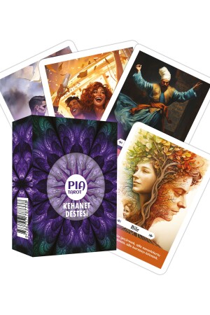 Pia Tarot Kehanet Destesi- Açıklamalı 47 Kart Kutulu Set - 2