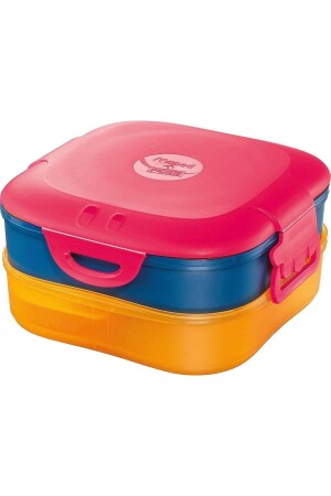 Picknick-Lunchbox 3 in 1 168 x 168 x 89 mm 1. 4 Liter Rosa 870701 - 4