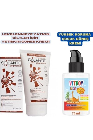 Pigmenta Lotion Spf 50- 150 Ml - Vitboy Yüksek Koruma Spf 50- Çocuk Güneş Kremi 75 Ml Solante-Vitboy Kids - 2