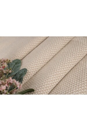 Pike Beige 200x240 cm Baumwolle Pike Baumwollbezug Dekobezug - 7