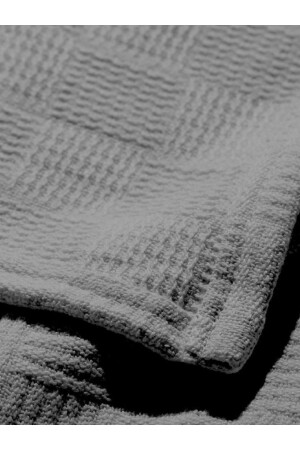 Pike Double 100 % Baumwolle, kleine Tagesdecke mit Schachbrettmuster, Hoteltyp, luxuriös, Pike, Weiß/Farbe, TYC00400030220 - VESSİNOHOME