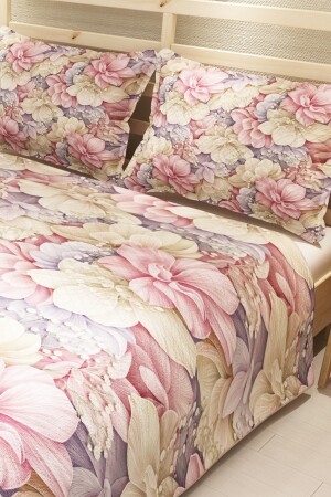 Pike Takımı Jakar Dokuma Pamuklu 3d Dijital Baskı Flowers Coverlet pike2938 - 4