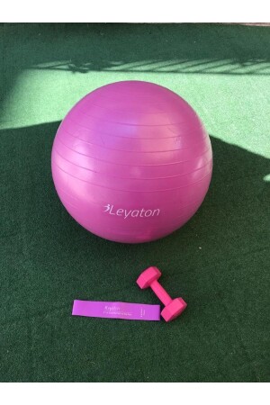 Pilates Ball 75 cm 1 kg Hantel Pilates Band Loop Band - 1