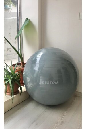 Pilates-Ball, 75 cm, mit Kabel, langlebig, hochwertig, Balance-Aerobic-Yoga-Fitness-Ball - 1