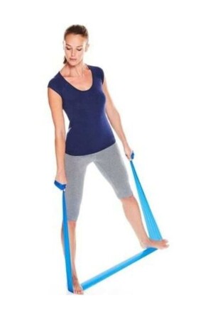 Pilates Bandı Plates Bantı Egzersiz Lastiği Yoga Egzersiz Bandı - 6