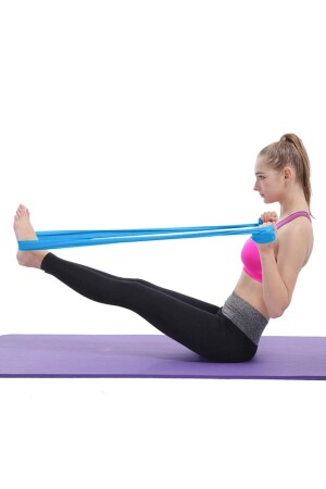 Pilates-Bandplatten, Übungs-Widerstandsband, 1 Stück - 1