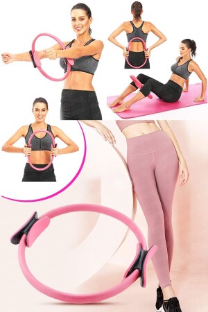 Pilates Çemberi Yoga Egzersiz Halkası Spor Halkası - 1