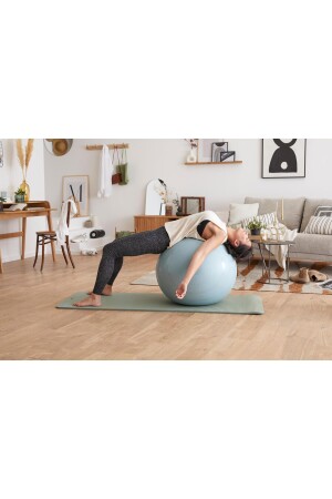 Pilates Matı - M Boy - 15 mm - Haki - Confort 500 - 5