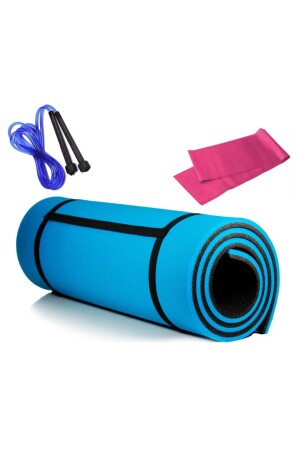 Pilates-Matte, Pilates-Reifen, Springseil-Set, Yoga-Matte, Trainingsmatte - 1