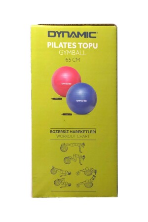 Pilates Topu Gymball 65cm Fuşya - 6