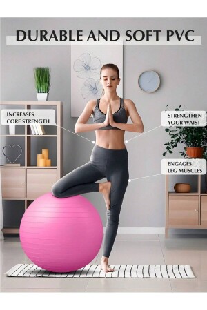 Pilates Topu (POMPASI ILE) 65cm - 4