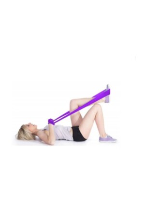 Pilates-Yoga-Band mit mittlerem Widerstand, Übungs-Widerstands-Power-Band - 3