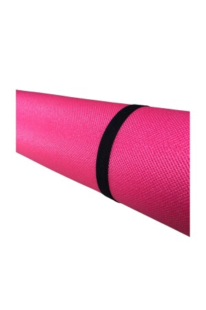 Pilates Yoga Camping Matte Kissen Anti-Rutsch-Basis 150x55cm 5mm Fuchsia Pink -Ring aus der Fabrik - 2