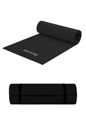 Pilates Yoga Kamp Matı Egzersiz Minderi Kaymaz Taban 180x55 cm 8mm - 1
