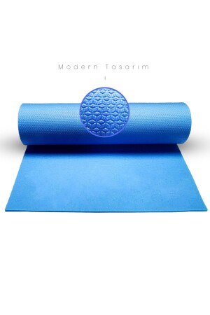 Pilates Yoga Minderi Spor Yer Matı Fitness Matı Evde Spor Kamp Matı 7 Mm 150 X 50 Cm - 4