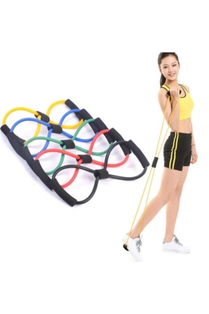 Pilates Yoga Übung Widerstandsband Body Shaper Fitnessgeräte Trainingsgeräte 1 Stück - 1