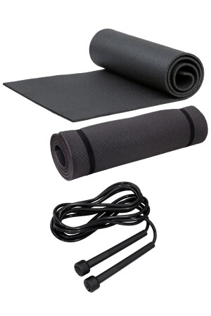 Pilates-Yogamatte 7 mm und Springseil Pilates-Übungsset Heimsport-Set DZ621 - 1