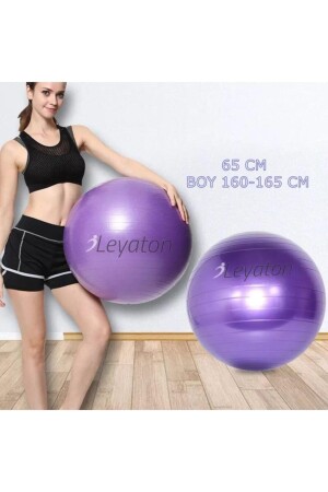 Pilatesball 75 cm Lila Farbe + Pumpe TYC00081692639 - 1