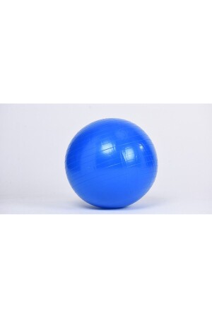 Pilatesball Blau 65 cm mit Pumpe als Geschenk - 3