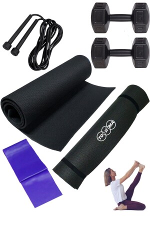 Pilatesmatte Yogamatte Campingmatte Yogamatte Pilates Set - 1