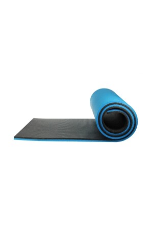 Pilatesmatte Yogamatte Fitness Trainingsmatte Blau Schwarz - 6