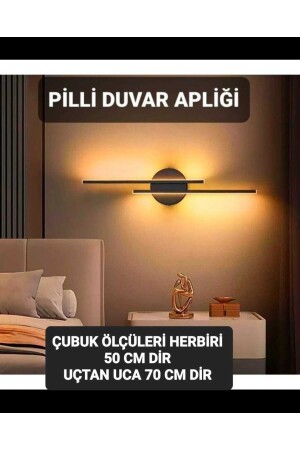 Pilli Şarjlı Led Duvar Apliği Gün Işığı Acil Aydınlatma Acil Işık TF1130 - 7