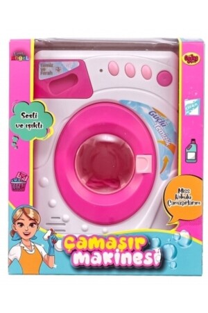 Pilli Sesli Ve Işıklı Orta Boy Oyuncak Çamaşır Makinesi çamaşıroydaş - 2