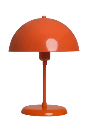 Pilz-Tischlampe, orangefarbene Arbeitslampe, dekorativer Metall-Lampenschirm, Modell, Büro- und Heimbeleuchtung, BMM6805 - 1