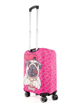 Pink Dog Cabin Size Gepäckabdeckung BAGZY-STYLE-CABIN-CASE - 3