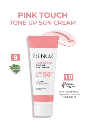 Pink Touch Spf 50 Cilt Aydınlatıcı Ton Eşitleyici Pembe Yüz Güneş Kremi 50 ml Tüm Ciltler Için - 7