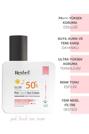 Pink Touch Ton Eşitleyici Pembe Yüz Güneş Kremi Spf 50 100ml - 1