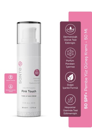 Pink Touch Tone Equalizer SPF 50+ Rosa Gesichts-Sonnencreme 50 ml SP32 - 1