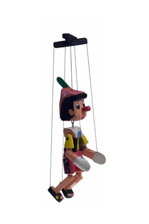 Pinocchio-Schnurpuppe aus Holz TYFPN989898 - 2