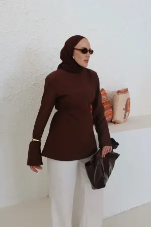 الفيروسات في Pinterest هيلين بلوز القهوة - Nuuwears