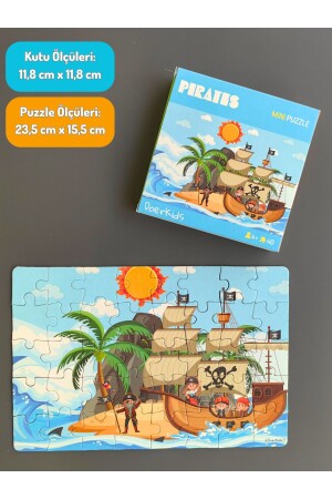 Piraten Minipuzzle 40 Teile Alter 4 - 3