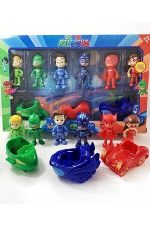 PJ Masks Spielzeugauto 9-teiliges Set 1135/CAMP - Kardelen