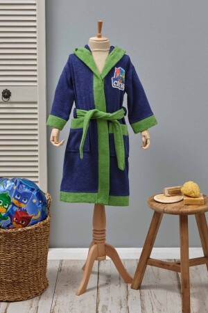Pj Masks By Karaca Home Superhero %100 Pamuk Bornoz 4-6 Yaş - Pj Masks