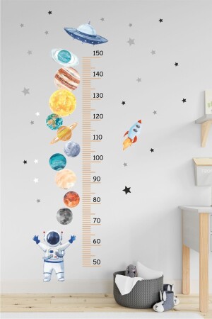 Planeten-Höhenmesser-Wandaufkleber für Kinderzimmer, PG-CS136 - 4