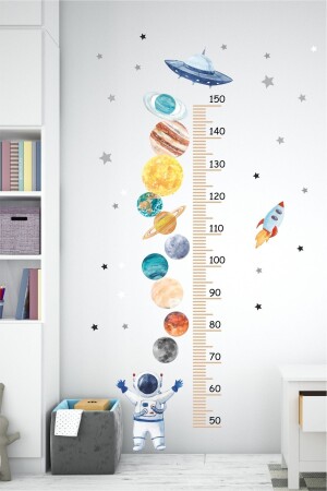 Planeten-Höhenmesser-Wandaufkleber für Kinderzimmer, PG-CS136 - 5