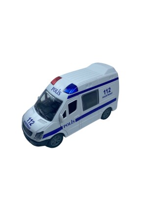 Plastik Kapıları Açılabilen Sürtmeli 12 cm Ambulans Polis Jandarma Ve İtfaiye Araç - 4