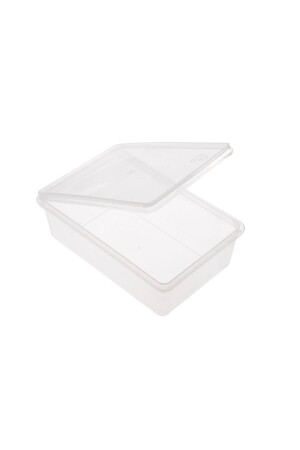 Plastik Kendinden Kilitli- Kapaklı Saklama Kabı Gıda&Yemek&Derin Dondurucu 1 Litre 10 Adet - 3