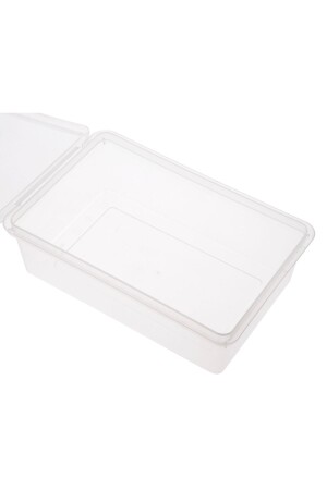 Plastik Kendinden Kilitli- Kapaklı Saklama Kabı Gıda&Yemek&Derin Dondurucu 1 Litre 10 Adet - 5