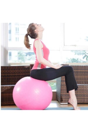 Platten Ball Balance Yoga Sport Gymnastikball Gymnastik Fitnessball + Pumpe - 1