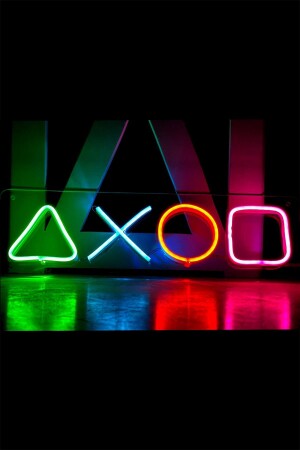 Playstation Tuş Takımı Neon Led - 6