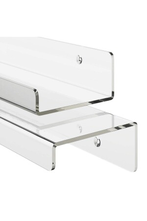 Pleksi Raf Şeffaf 30cmx 10cm 4mm Pleksiden Üretilir. - Nobell